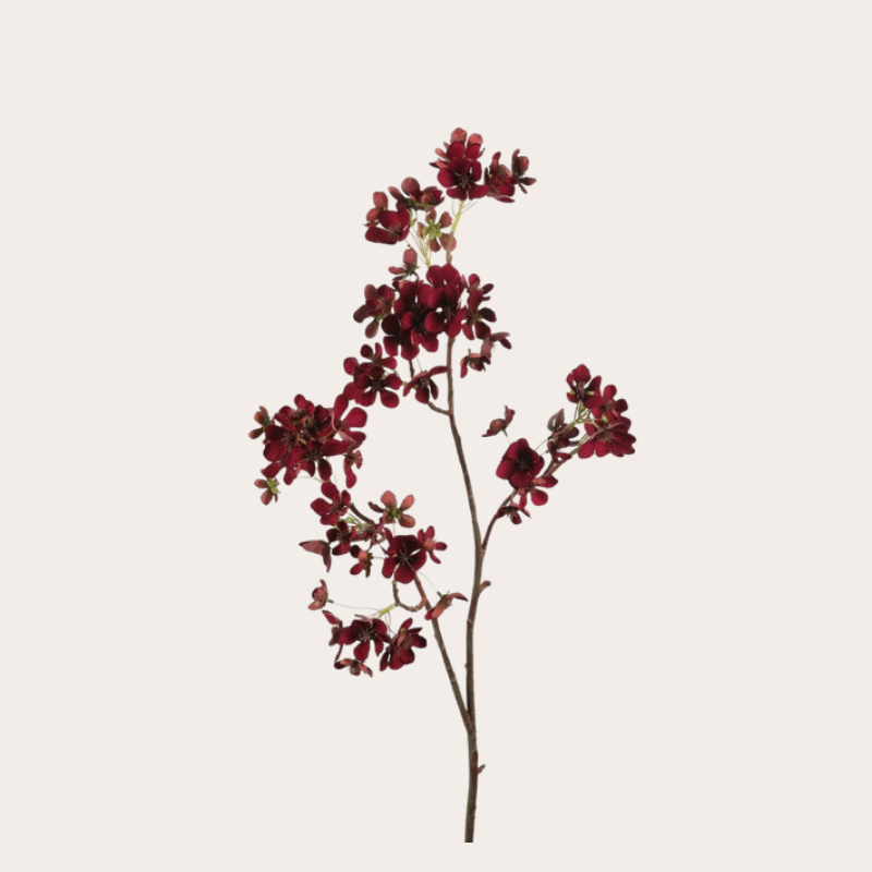 Zijden bloem - Kersenbloesem - Bordeaux