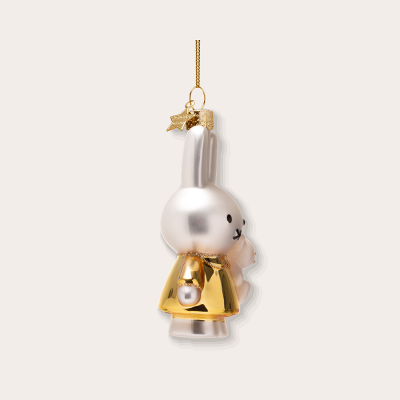Ornament - Nijntje baby met beer - zijkant