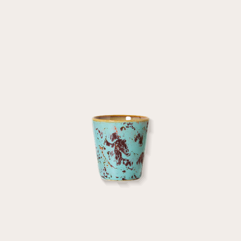 HKliving - Ristretto mug - Futurism - Patina