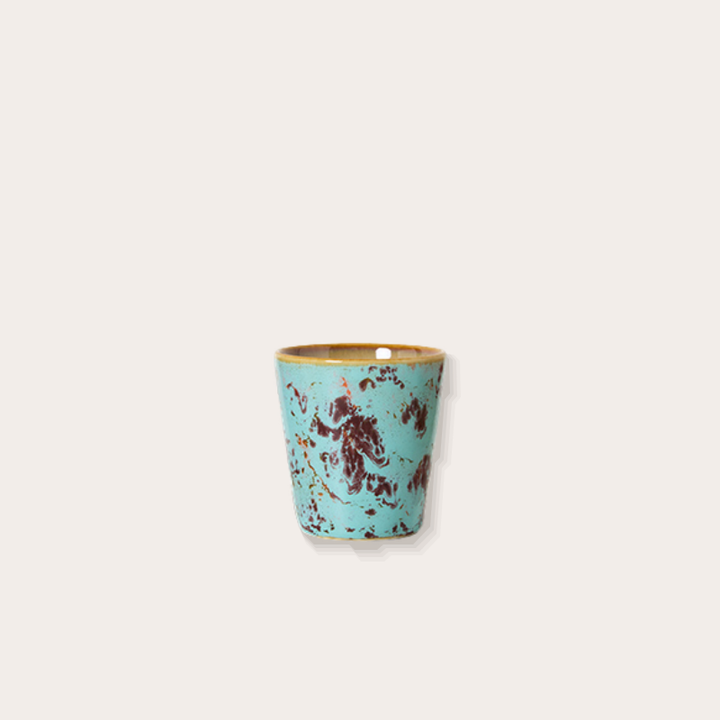 HKliving - Ristretto mug - Futurism - Patina