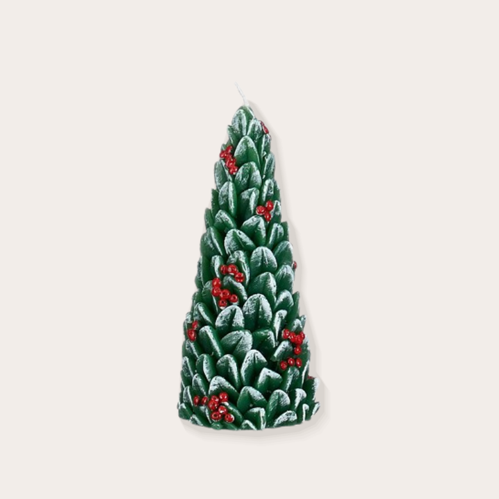 Kaars - Kerstboom - Groen - S