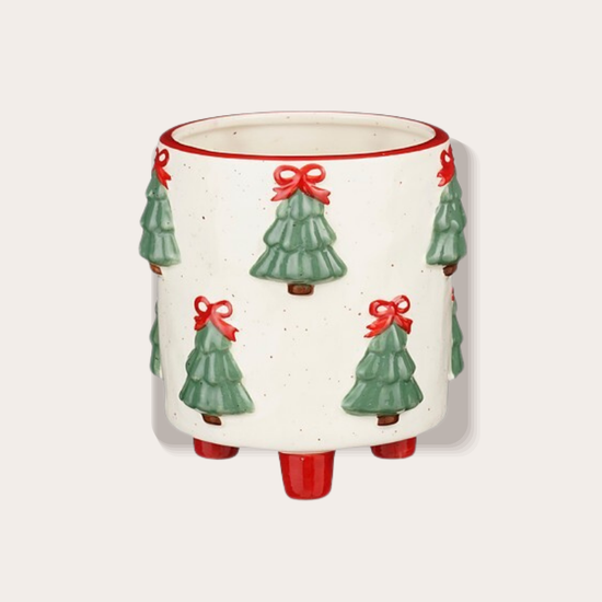 Pot - Kerstboom - Off white