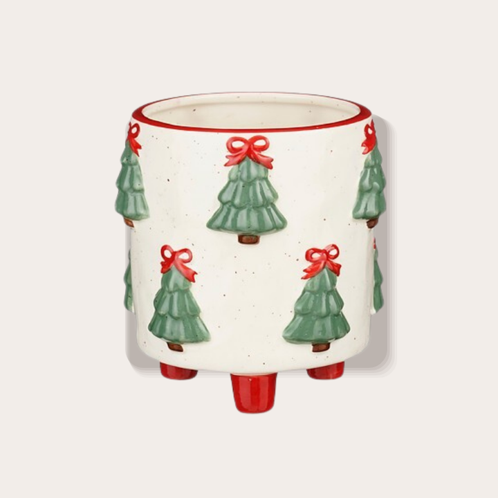 Pot - Kerstboom - Off white