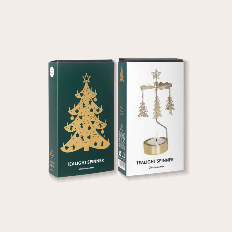 Anglaspel - Kerstboom - Goud verpakking