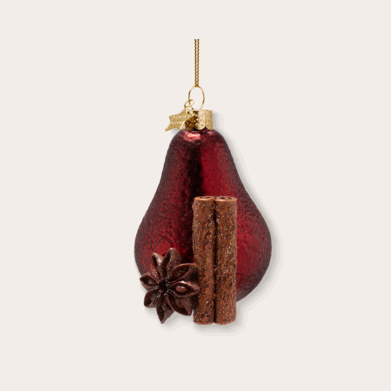 Ornament - Stoofpeer met kaneel
