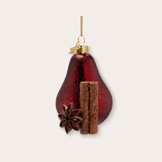 Ornament - Stoofpeer met kaneel