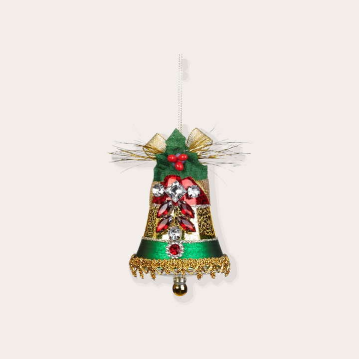 Ornament - Kerstklok - Groen