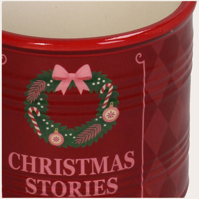 Pot - Christmas Stories - Rood detail