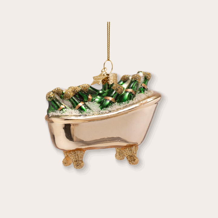 Ornament - Bad met flessen