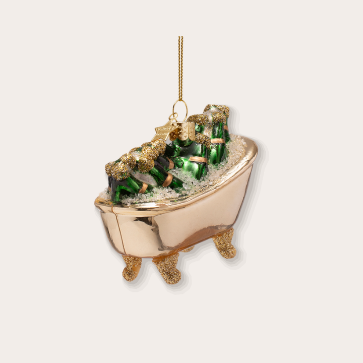 Ornament - Bad met flessen - zijaanzicht