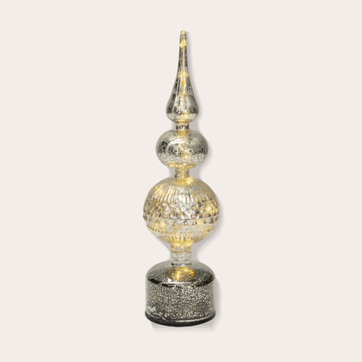 Tafelpiek LED - Draaiend - Zilver - 35,5 cm