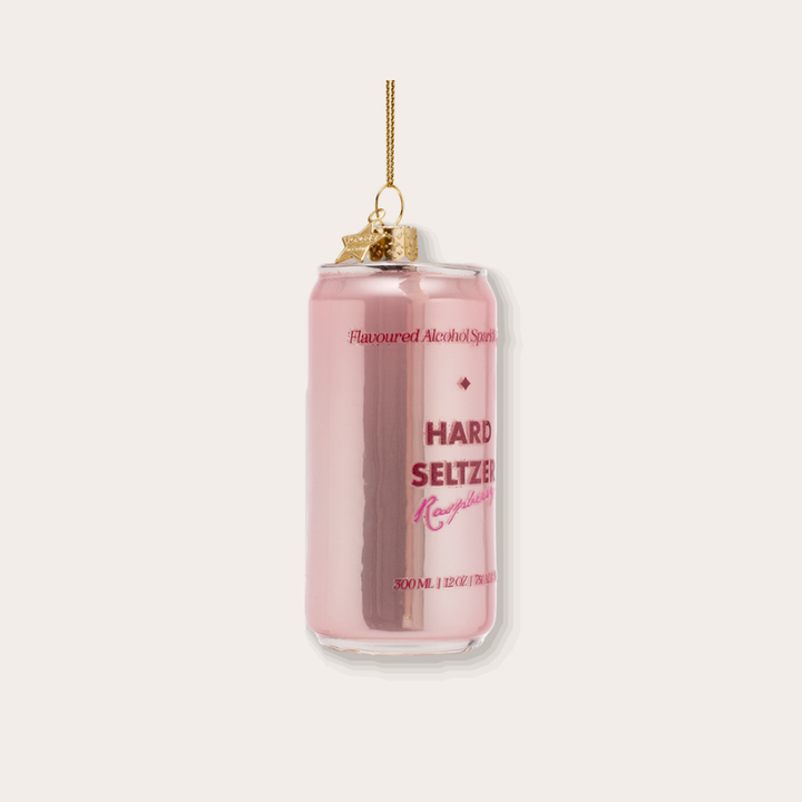 Ornament - Hard seltzer framboos - zijaanzicht