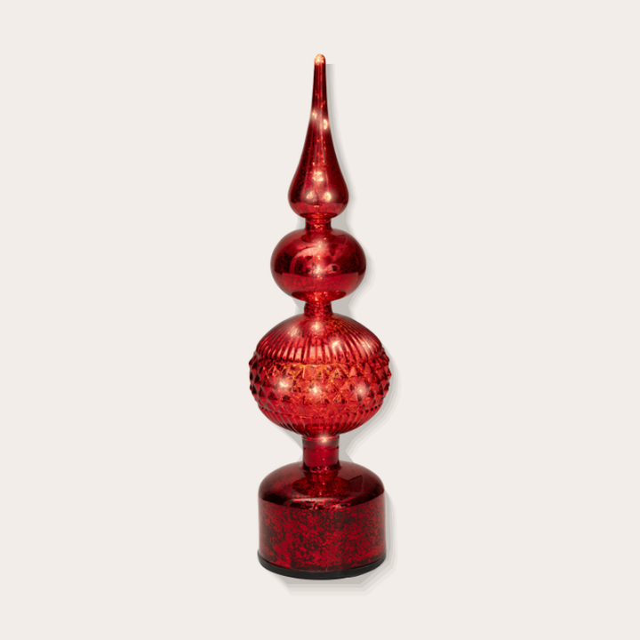 Tafelpiek LED - Draaiend - Rood - 35,5 cm