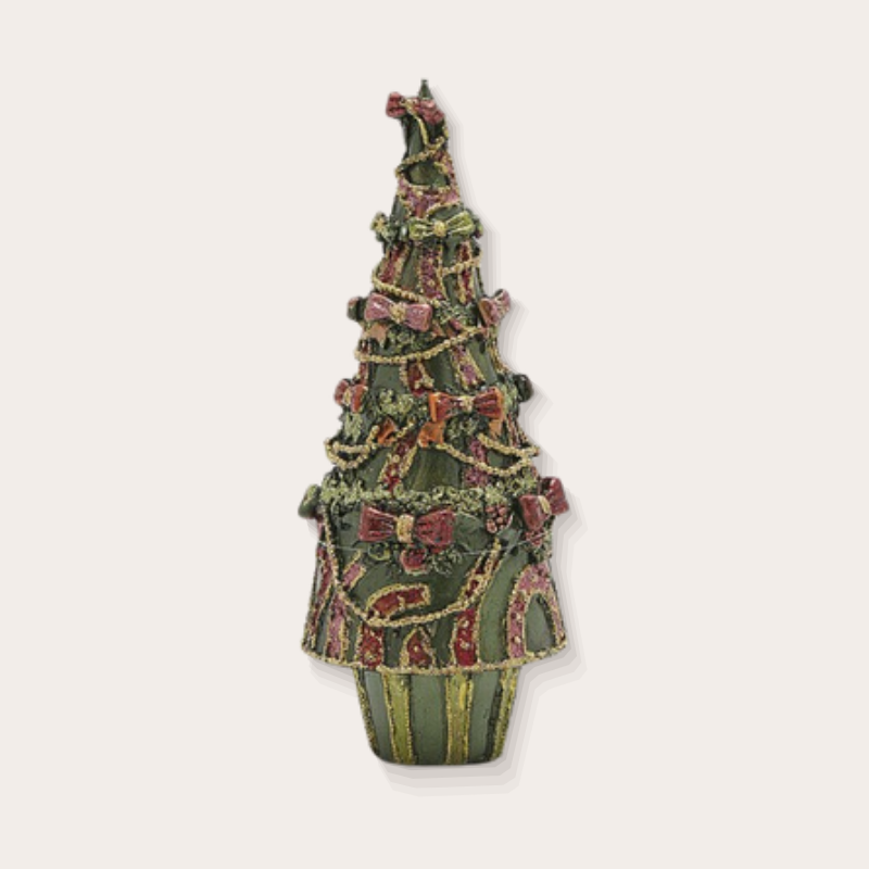 Kerstboom - Glitter - Groen/rood