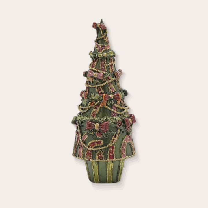 Kerstboom - Glitter - Groen/rood