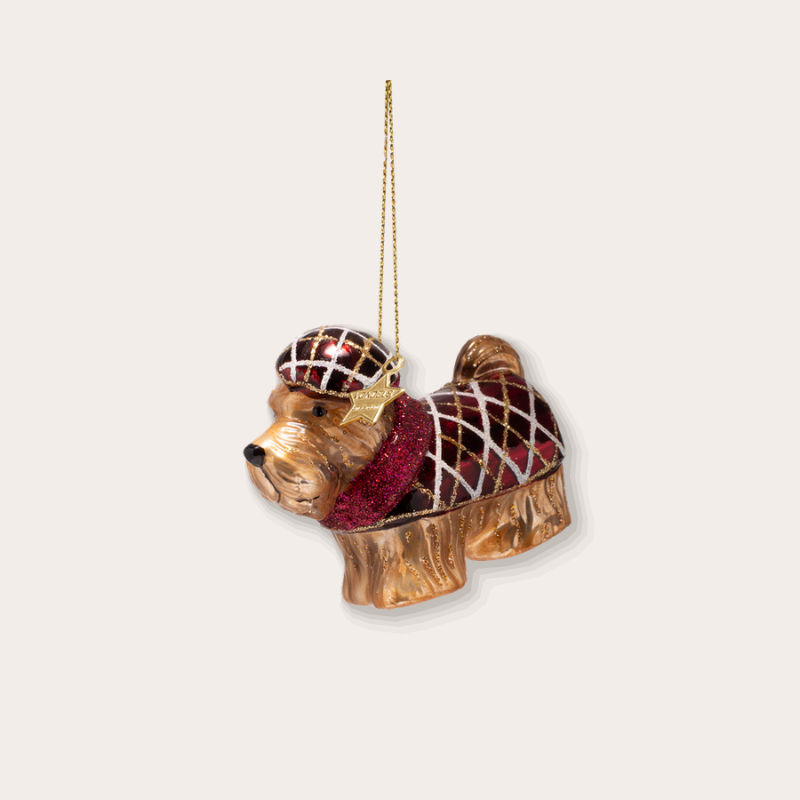 Ornament - Schotse terriër - zijaanzicht