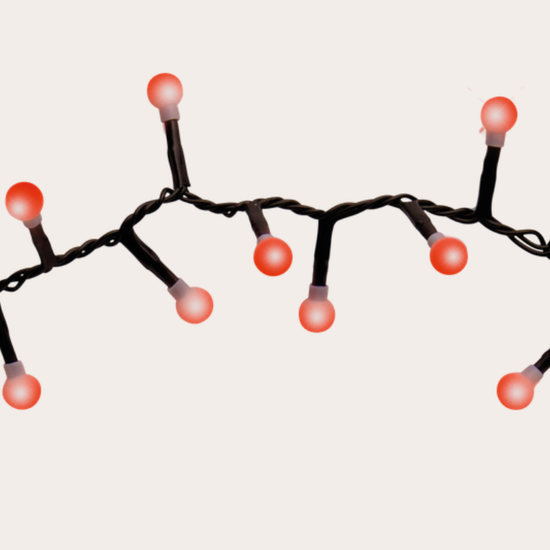 Kerstverlichting - Cherry lights - Rood - 7,5 m