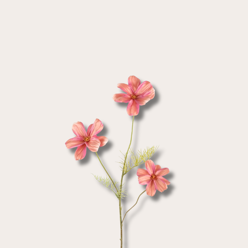 Zijden bloem - Cosmos Spray - Roze