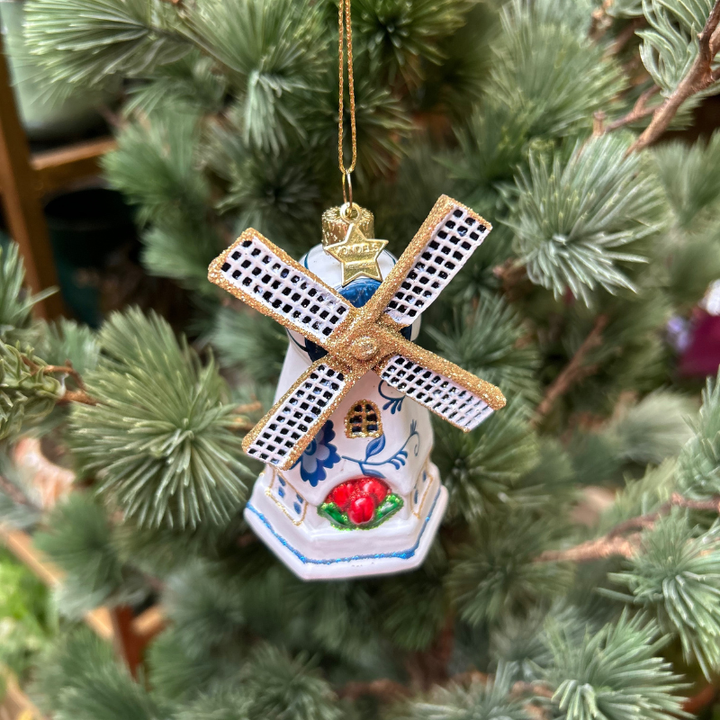 Ornament – Molen - Delftsblauw