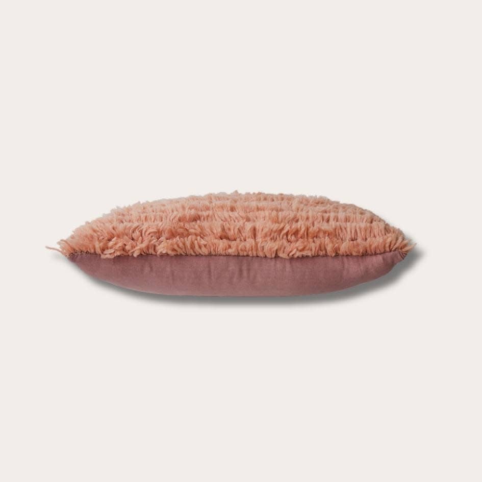 HKliving fluffy cushion blush