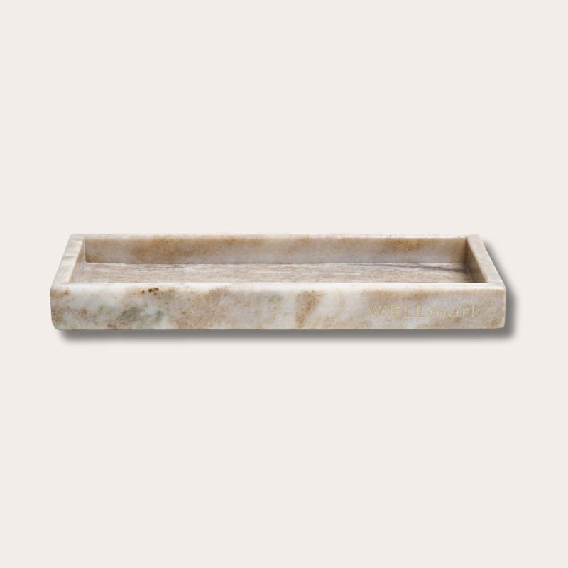 Marmeren tray - beige