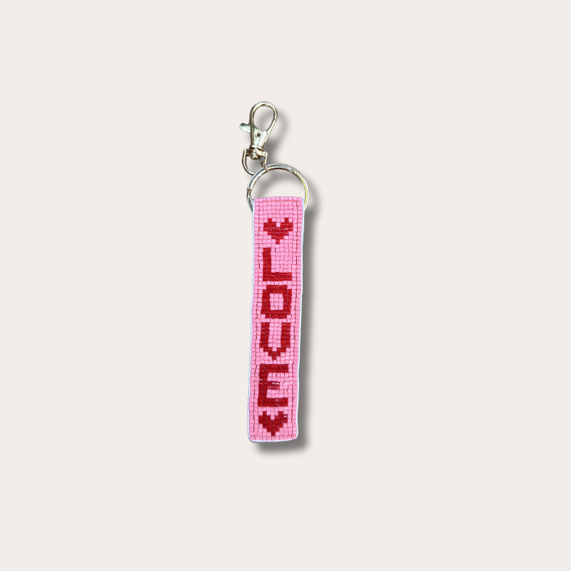 Sleutelhanger - Love - Roze