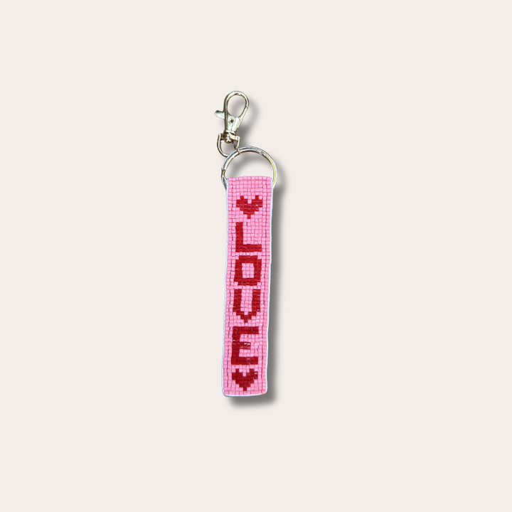 Sleutelhanger - Love - Roze