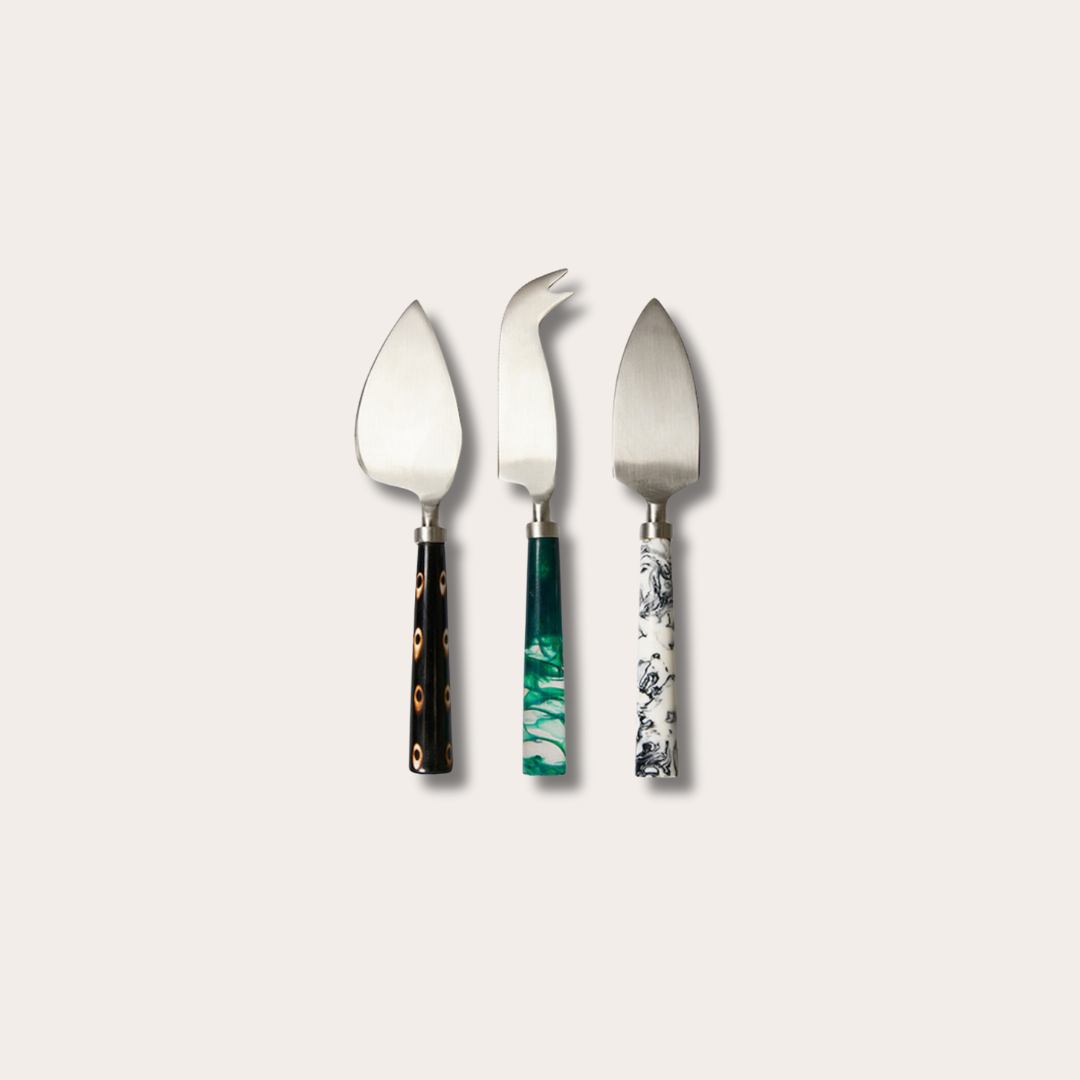 HKliving cheese knives Coast set of 3