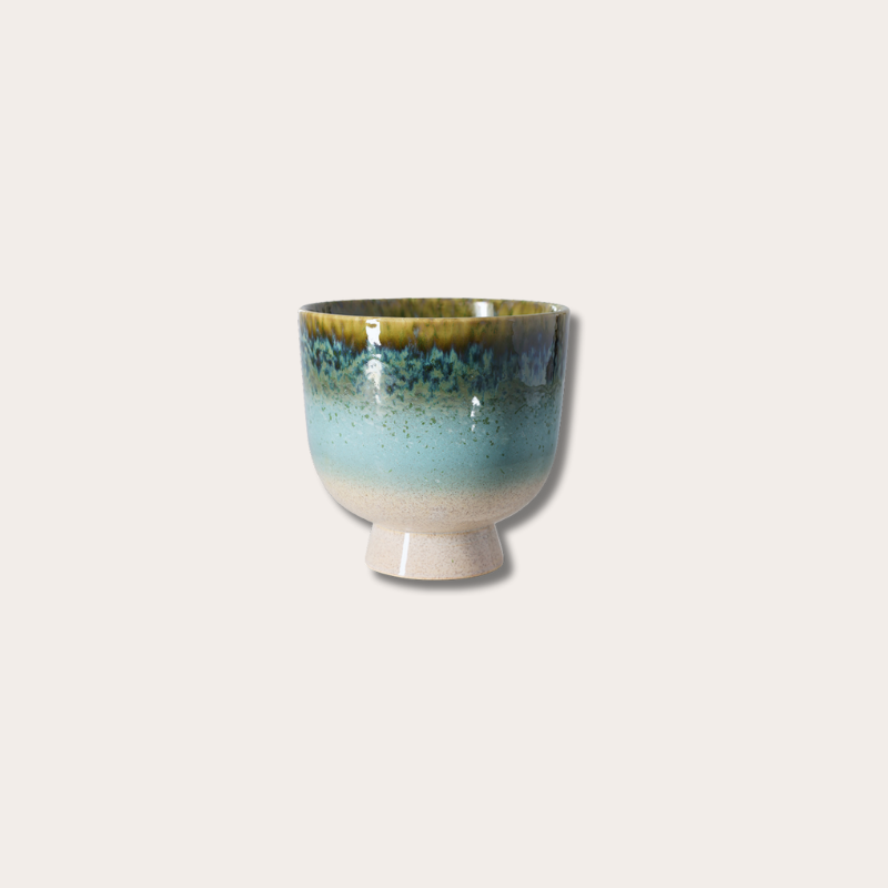 HKliving Retro flower pot lagoon