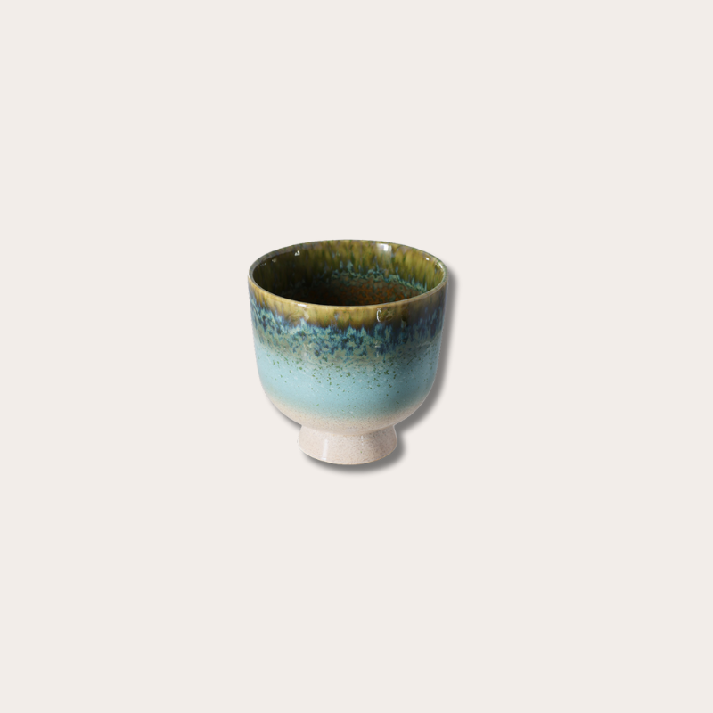 HKliving Retro flower pot lagoon
