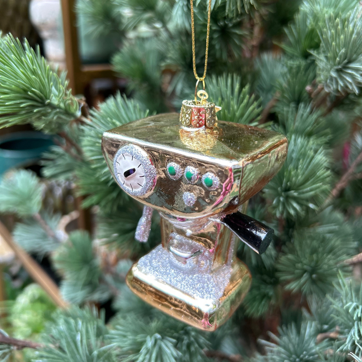 Ornament – Koffiemachine - Goud