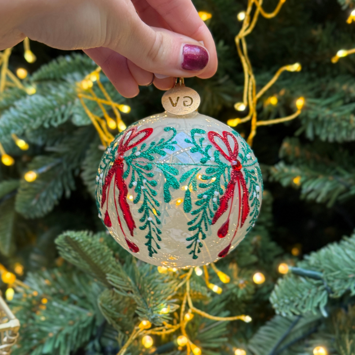 GV - Kerstbal - Leonie - Crème