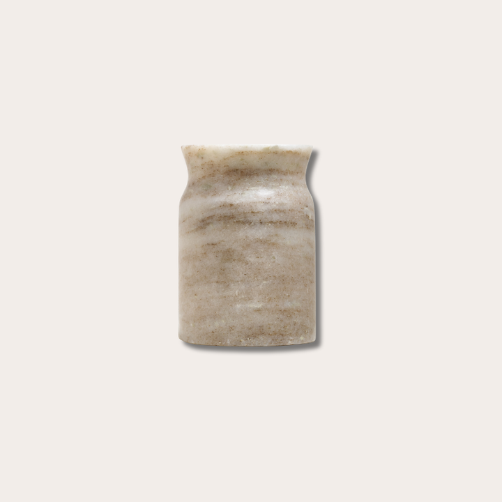 Marmeren potje - beige