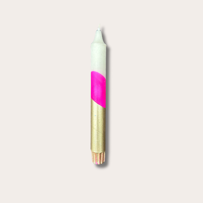 Kaars - Essence - Roze/goud