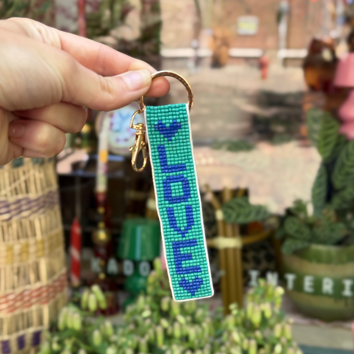 Sleutelhanger - Love - Turquoise
