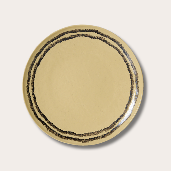 HKliving - Dinner plate - Vanilla