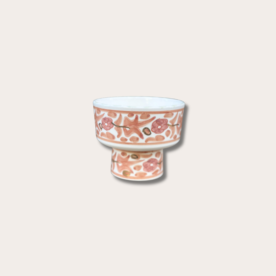 Chabi Chic – schaal op voet klein - peach