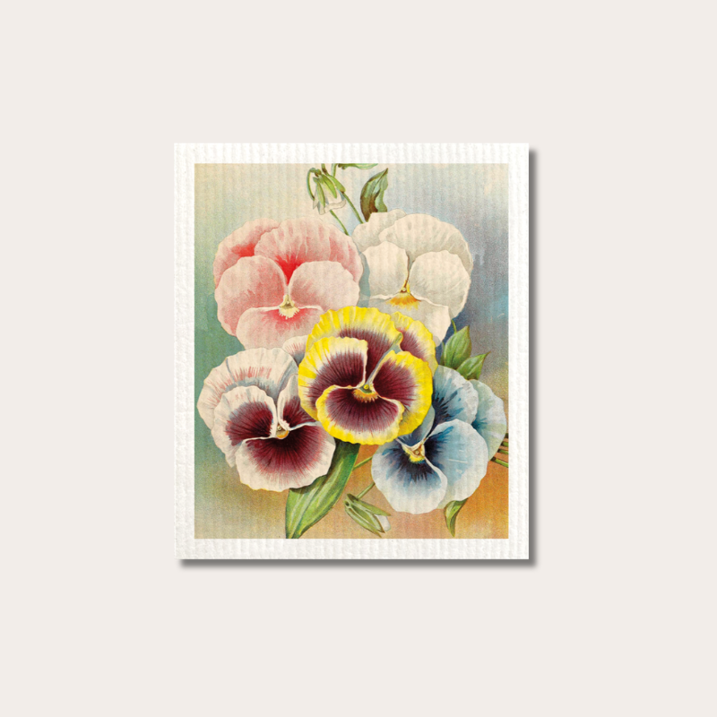 Vaatdoek - Viooltje - Pastel