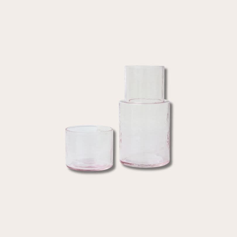 HKliving tube carafe blush
