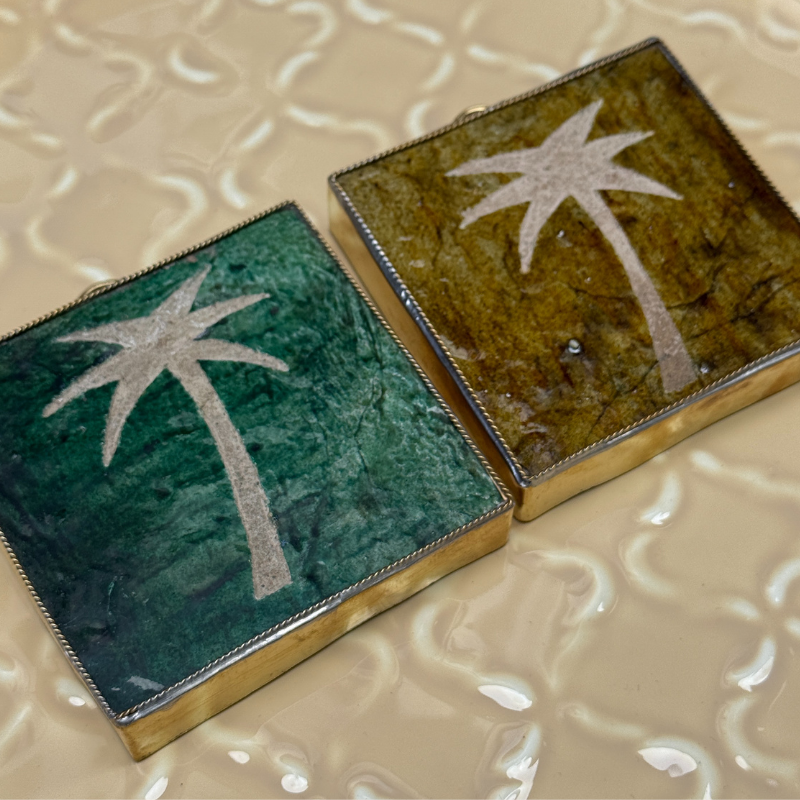 Zelliges tegel - Palm - Groen S