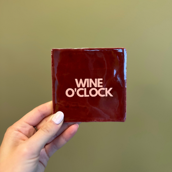 Tegeltje - Wine o'clock - Bordeaux