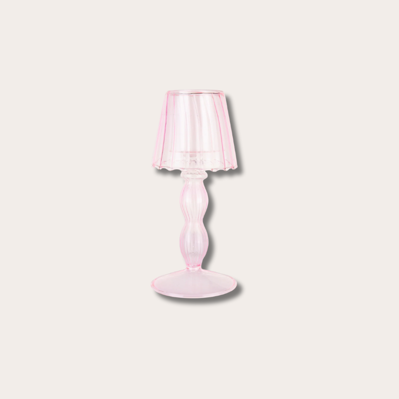 Candle Lantern - Polly - pink