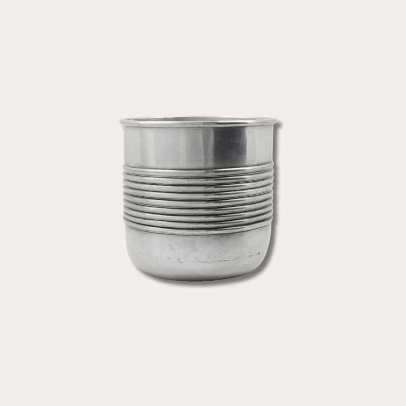 Pot - Ribbel - Zilver