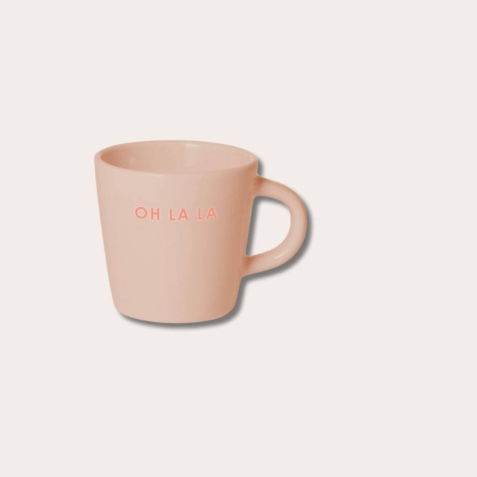 Espresso cup - Oh la la - oranje