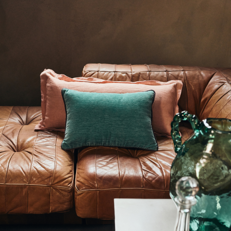 HKliving - Linen cushion - Magnolia