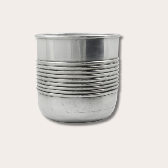 Pot - Ribbel - Zilver