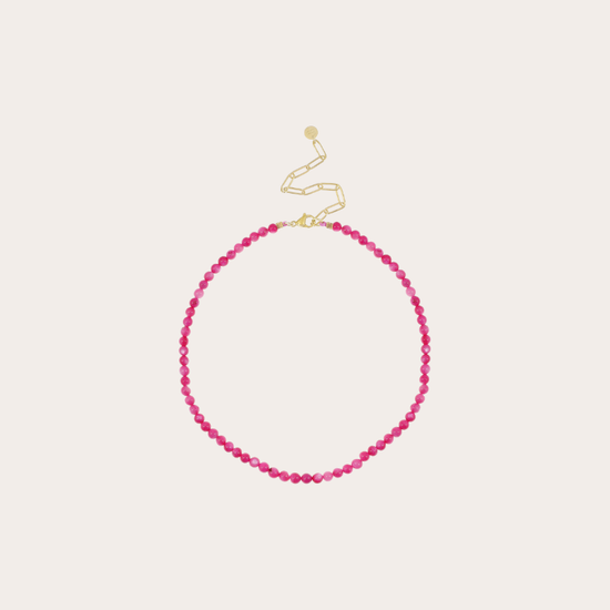 Schelpkettinkje fel roze