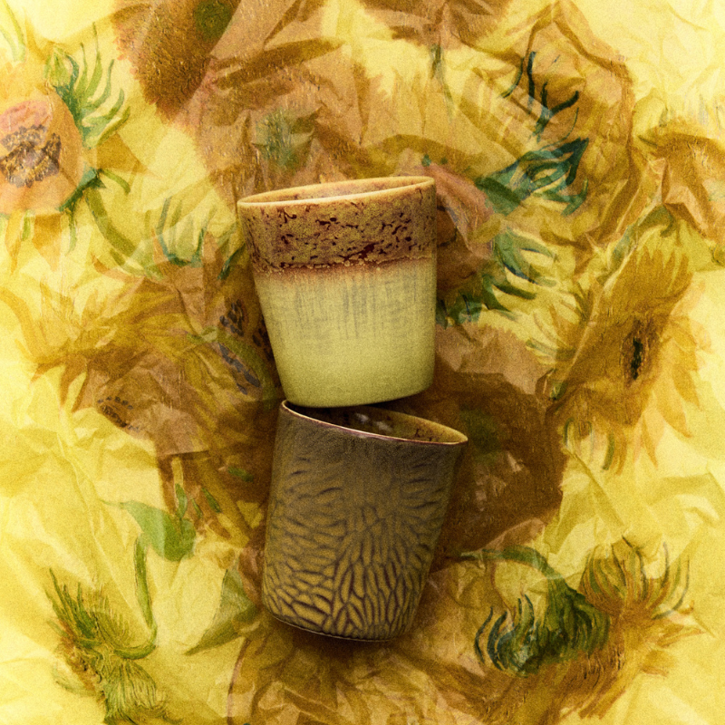 HKliving - Coffee mugs - Van Gogh - Sunflowers