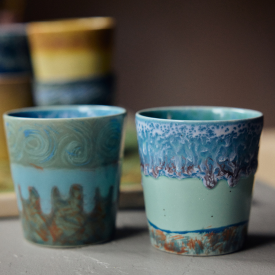 HKliving - Coffee mugs - Van Gogh - Self portrait