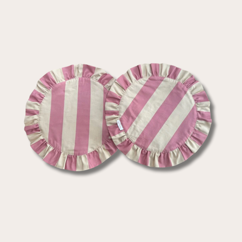 Placemat - Darcy - roze/beige (set van 2)